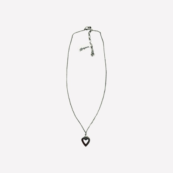 NEW Brighton Rendevous and Romance Reversible Heart Pendant Necklace Silver Gold - Picture 3 of 12